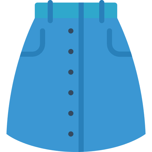 Skirt garment fashion clothes icon