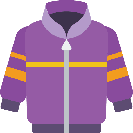 Jacket apparel fashion clothes icon