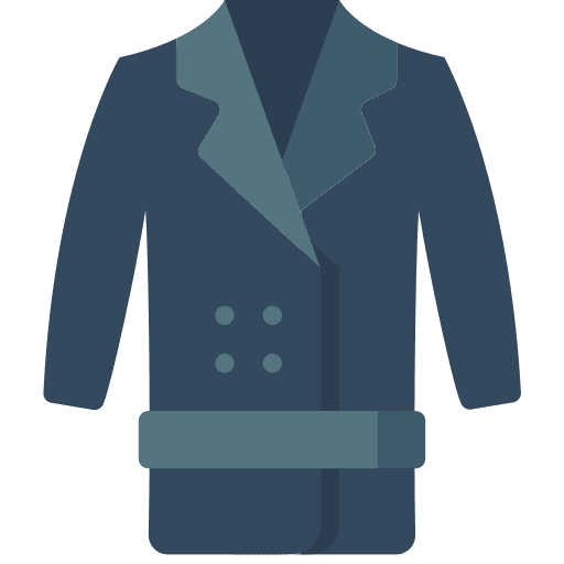 Coat fashion clothes coat icon