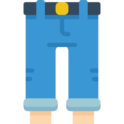 Jeans trousers garment clothes icon