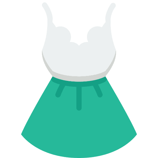 Dress fashion garment dress icon