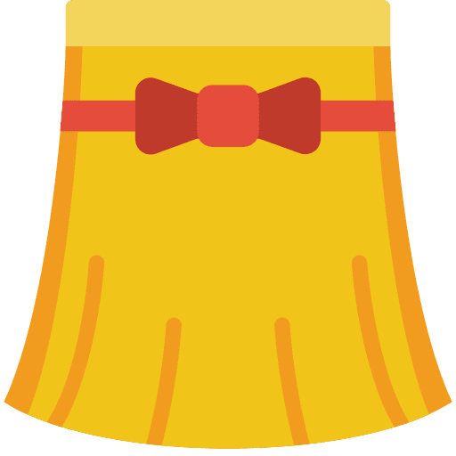 Skirt garment fashion clothes icon