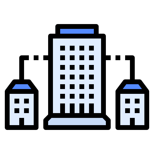 Building building integration strategy icon
