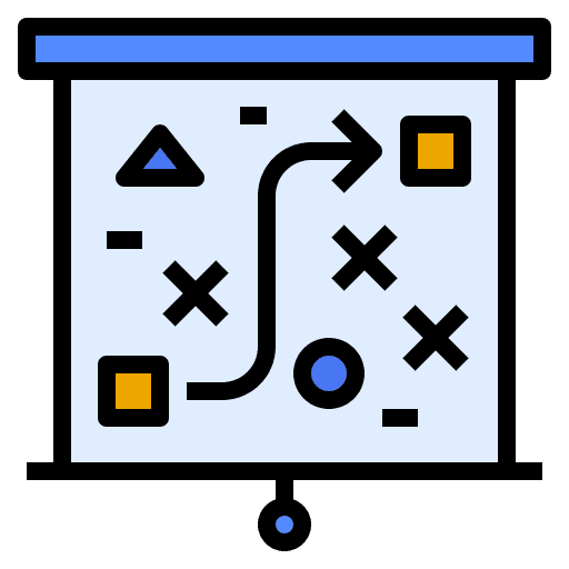 Strategy strategy business and finance planning icon
