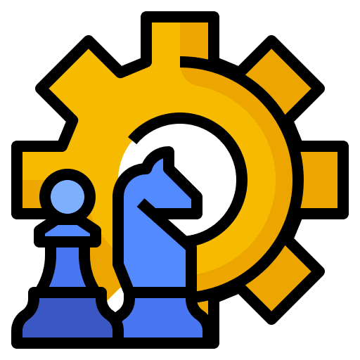Strategy thinking strategy strategic icon