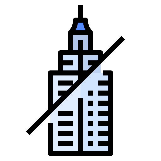 Building company organization building icon