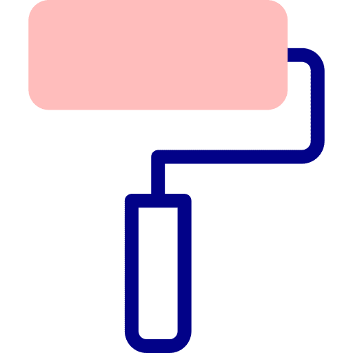 Painting roller painting roller construction and tools home repair icon