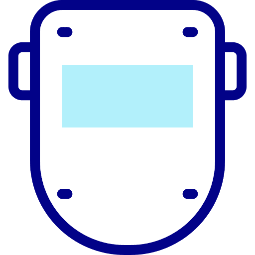Welder welder worker protection icon