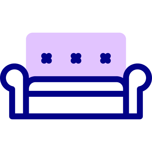 Coach sofa coach furniture and household icon Coach sofa coach furniture and household icon