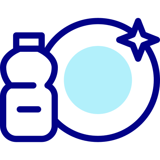 Dishwashing plates hygiene wash icon Dishwashing plates hygiene wash icon