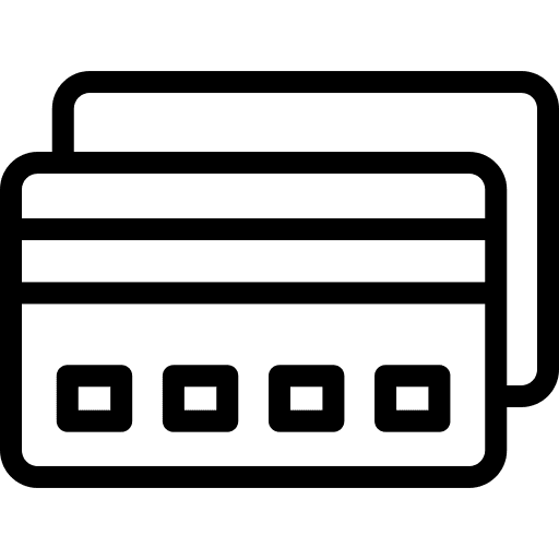 Credit card payment business and finance credit card icon Credit card payment business and finance credit card icon