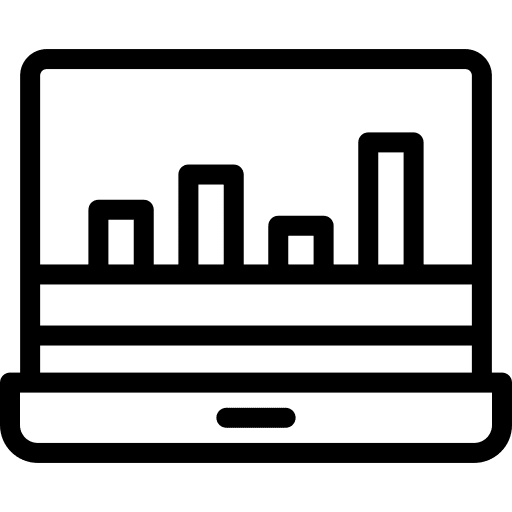 Laptop graphic finance laptop icon Laptop graphic finance laptop icon