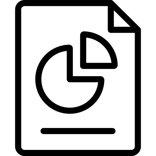 Pie chart statistics business and finance stats icon Pie chart statistics business and finance stats icon