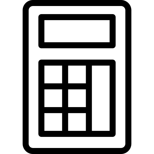 Calculator maths education calculator icon Calculator maths education calculator icon