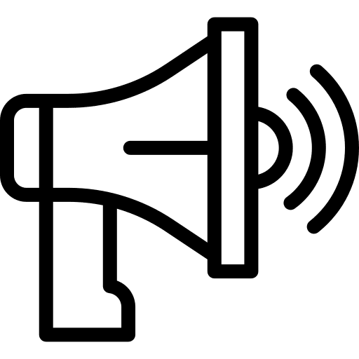 Megaphone marketing advertising megaphone icon Megaphone marketing advertising megaphone icon