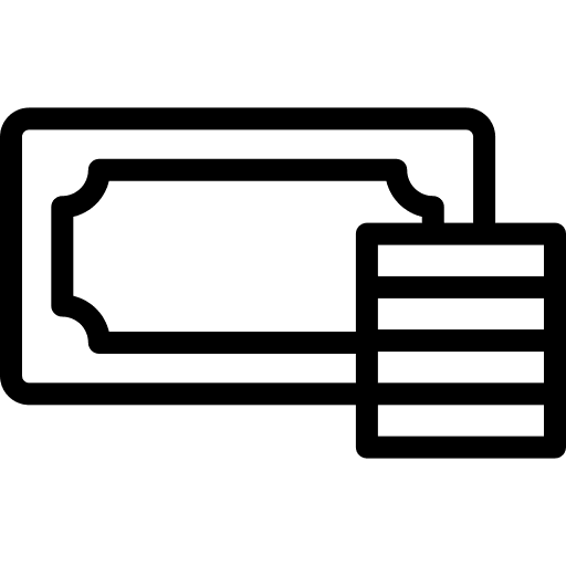 Money currency commerce business and finance icon Money currency commerce business and finance icon