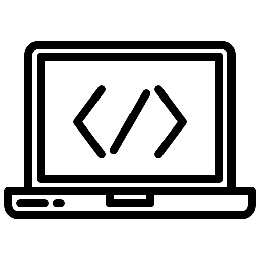 Web coding web coding website web programming icon