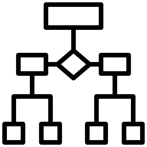 Workflow seo and web website classify icon