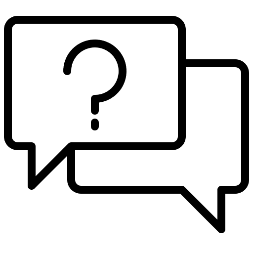 Help information communications question icon Help information communications question icon