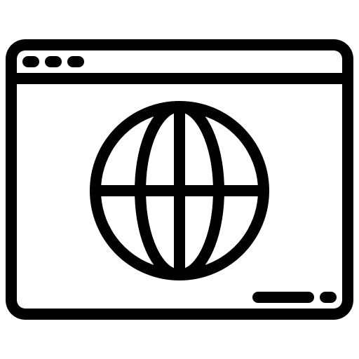 Internet browser seo and web internet icon Internet browser seo and web internet icon