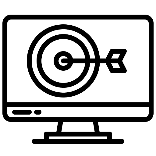 Target target electronics seo and web icon Target target electronics seo and web icon