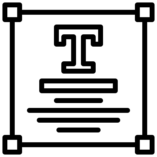 Text edit typographical type edit tools icon Text edit typographical type edit tools icon