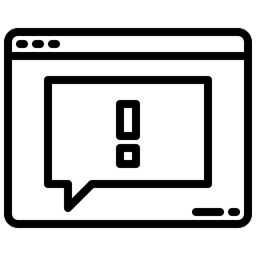 Warning attention exclamation alert icon Warning attention exclamation alert icon