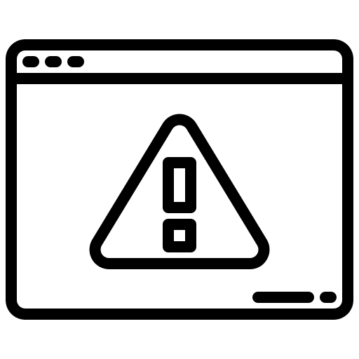 Warning ui warning internet icon Warning ui warning internet icon