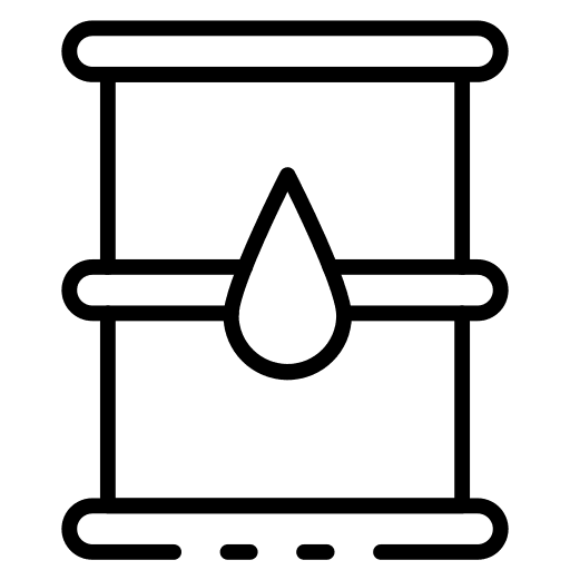 Gas industry petrol barrel icon
