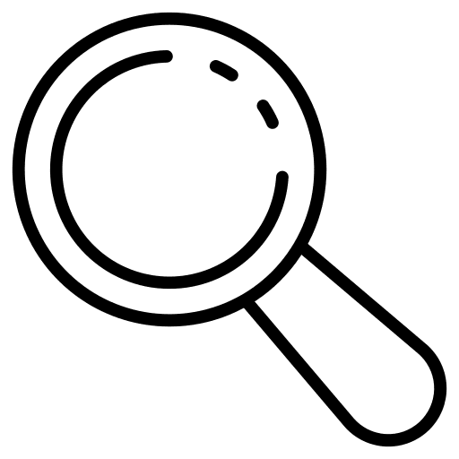 Loupe find search magnify icon