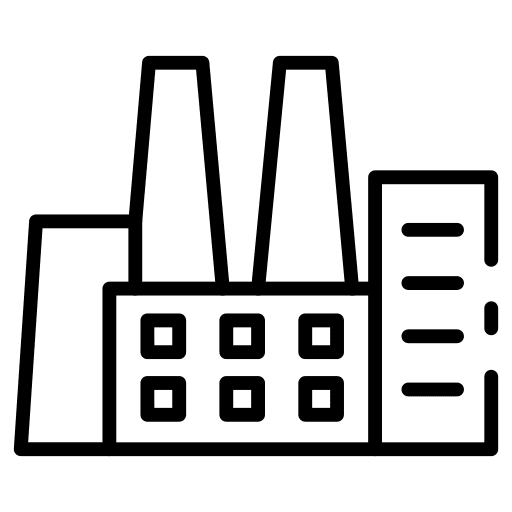 Industry factory industry power plant icon