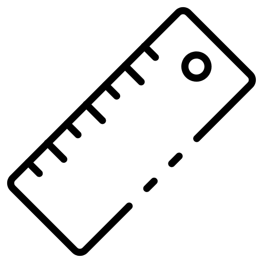 Scale measure tools and utensils scale icon