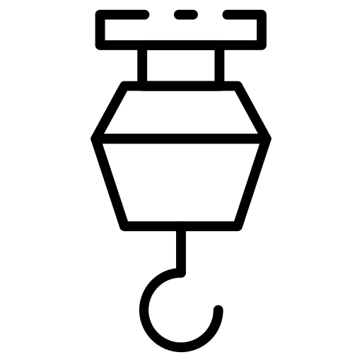 Crane crane construction and tools lift icon