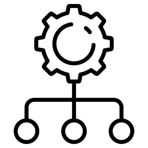 Hierarchy scheme diagram settings icon