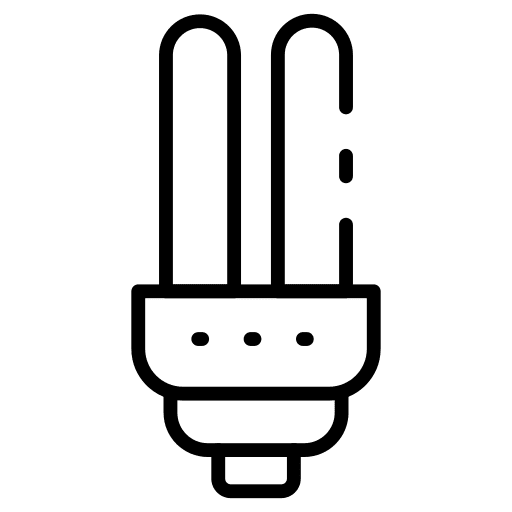 Light light bulb power icon