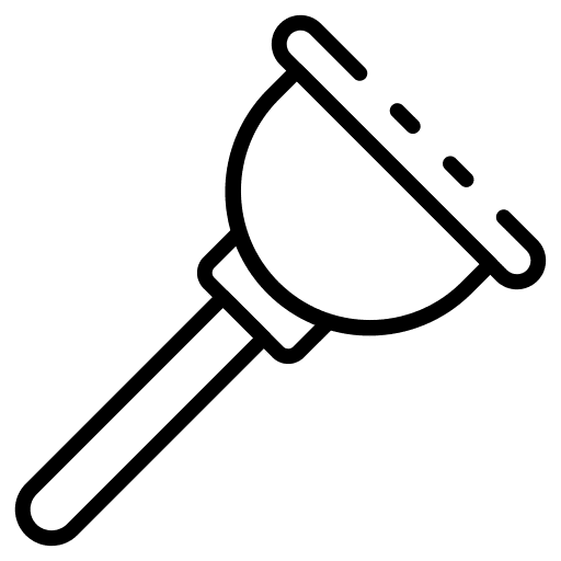 Plunger plumber equipment plunger icon