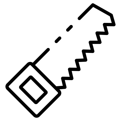 Saw carpenter saw construction and tools icon