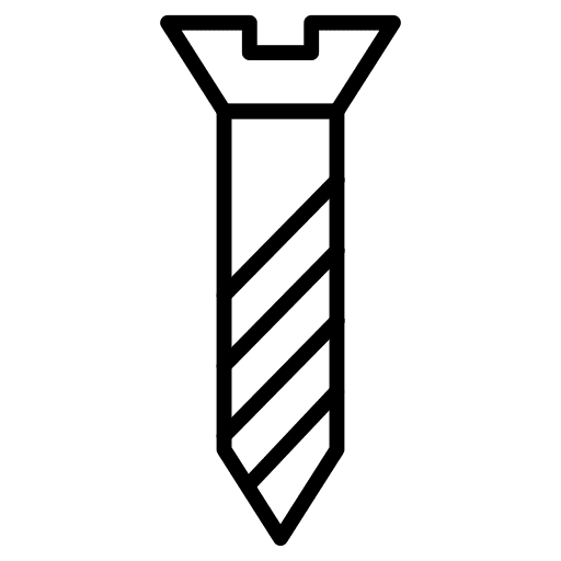 Screw construction and tools bolt nut icon