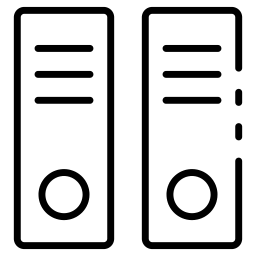 Binder files and folders storage documentation icon
