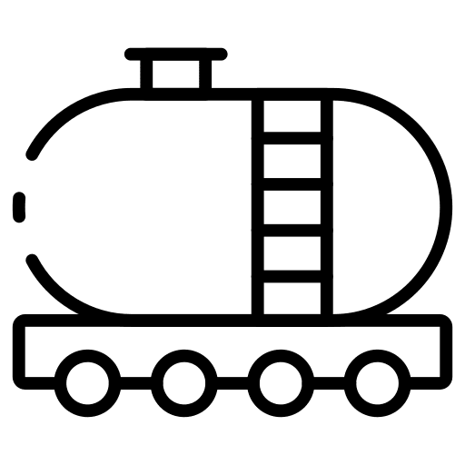 Oil tanker fuel truck vehicle gas icon