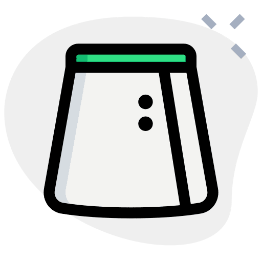 Skirt clothes short skirt icon