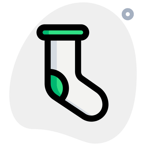 Socks accessory cold clothing icon