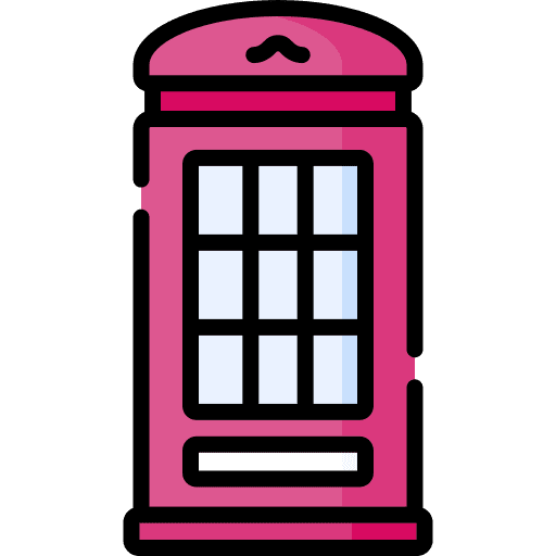 Payphone technology phone booth communications icon