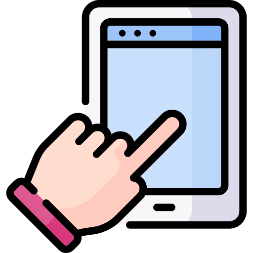 Touch screen electronics technology smartphone icon