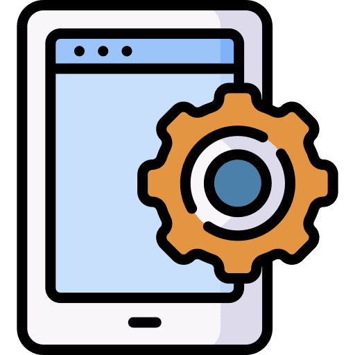 Settings ui cogwheel electronics icon