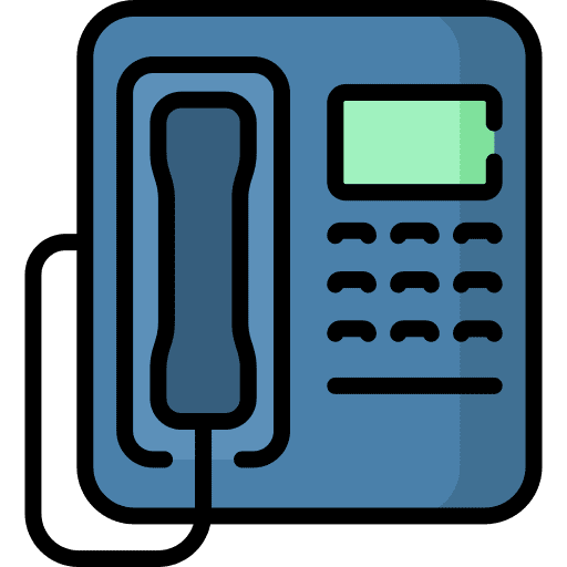 Telephone conversation landline telephone icon