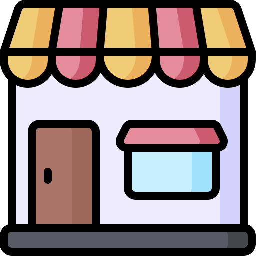 Store shop shopping center commerce icon