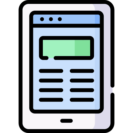 Website electronics app internet icon