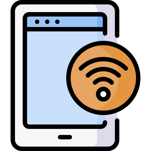 Wireless wifi signal wifi connection smartphone icon