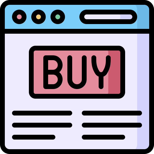 Web page ecommerce web page purchase icon Web page ecommerce web page purchase icon